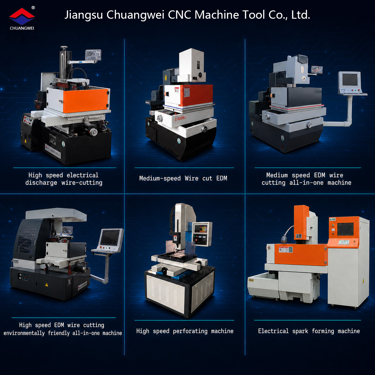 High-quality CNC EDM Wire Cutting Machine Tool